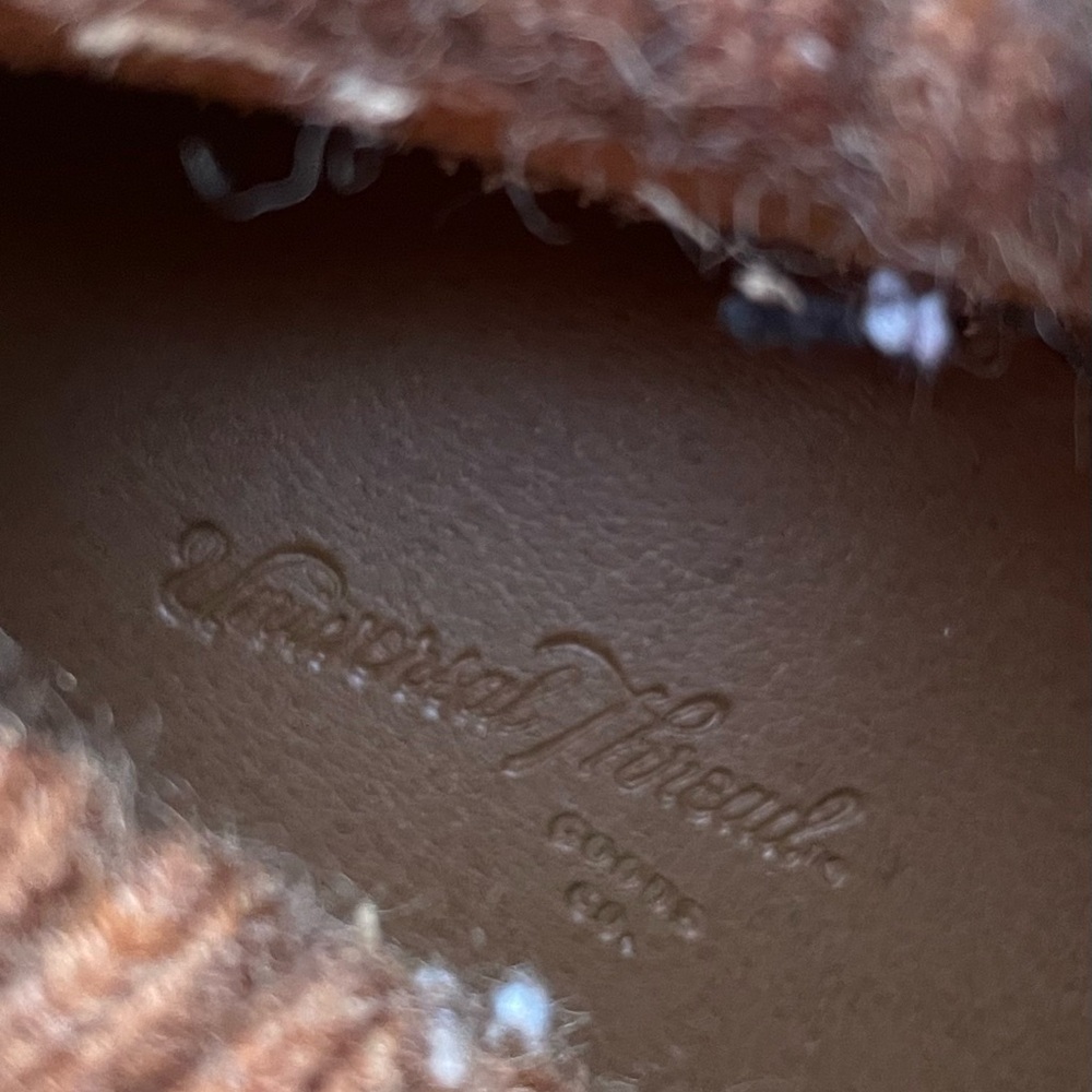 Universal Thread Sock Boots Knit Chelsea Brown Faux Leather Sz(10) - Picture 6 of 6